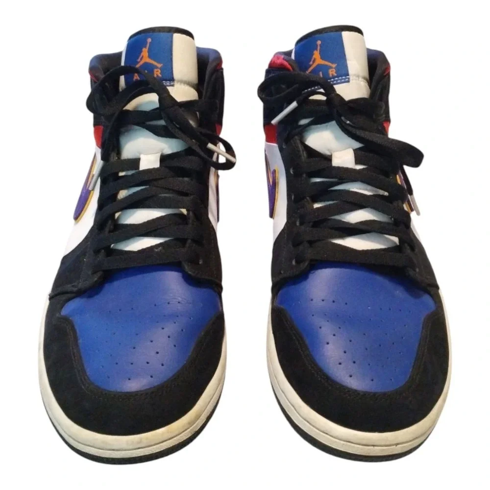Air‎ Jordan 1 Mid SE Rivals Men's Size 11 White/Black/Multicolor